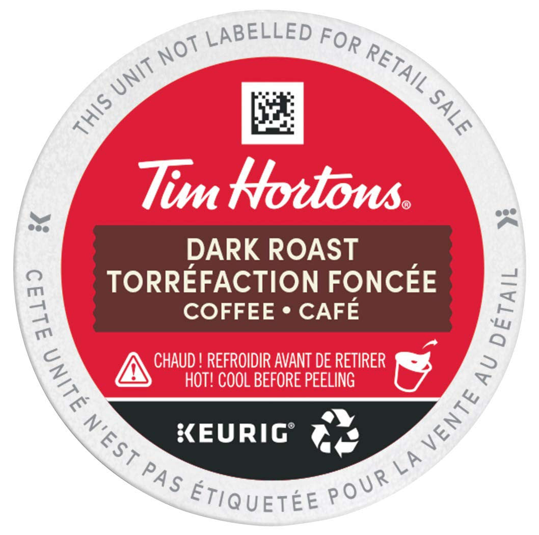 Tim Horton's K-Cup Dark Roast 12 Count {Imported from Canada}